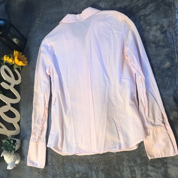 💗Pale Pink Cuffed&Ruffled Blouse!💗 - Picture 3 of 7